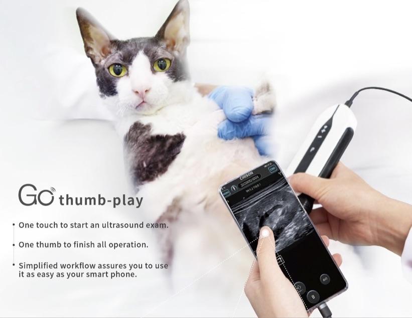 Chison SonoEye P6 VET Micro Convex Mobile Smartphone Ultrasound | Veterinary Ultrasound