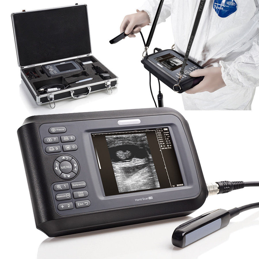 Vet Digital Hand Type Ultrasound Ultrasonic Scanner Machine Animal Rectal Probe 190891794536
