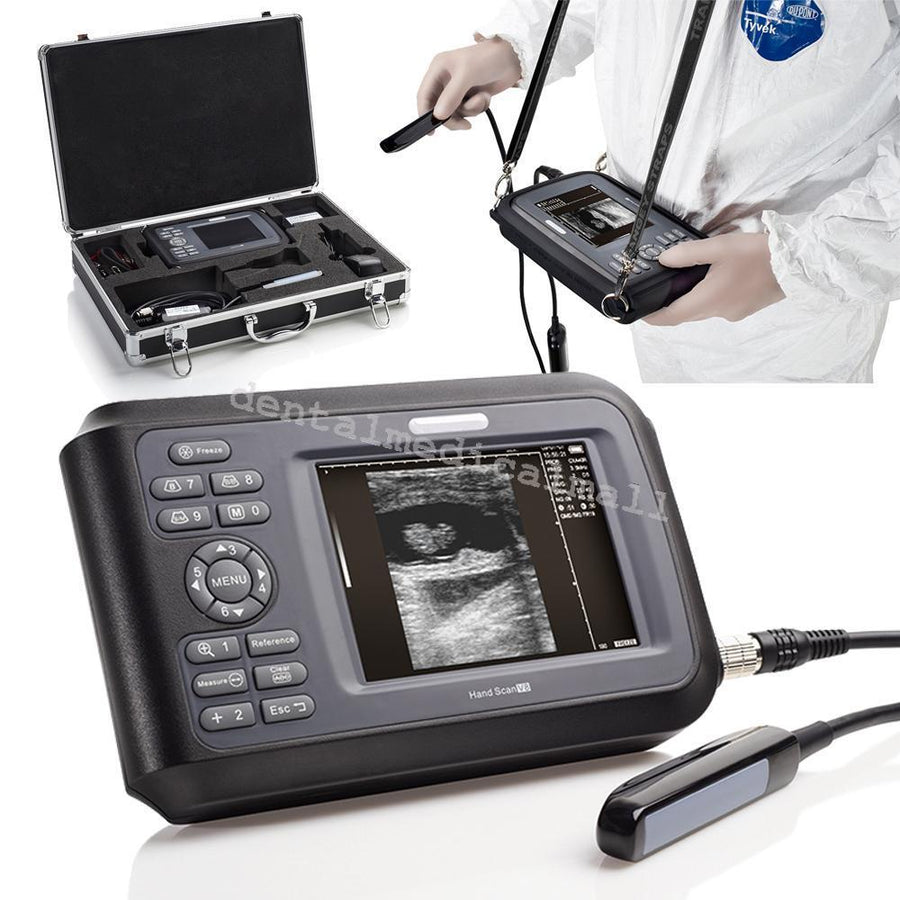 Veterinary Portable Digital Palm Smart Ultrasound Scanner Rectal Probe Horses aa